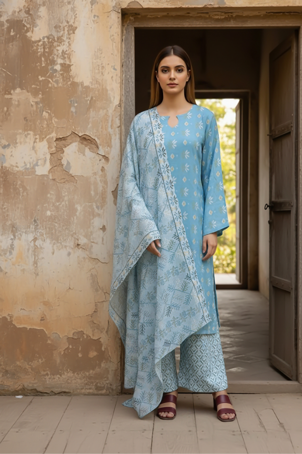 3 Piece - Premium Slub linen - V6 - 01