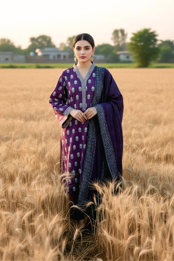 3 Piece - Premium Slub linen - V6 - 04