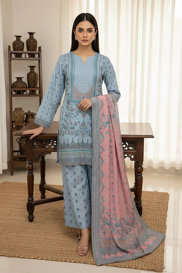 3 Piece - Printed Premium Viscose - V3 - 10