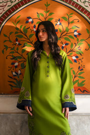 2 Piece - Dyed Embroidered Khaddar Suit - LC-10