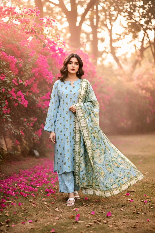 3 Piece - Premium Slub linen - V6 - 02