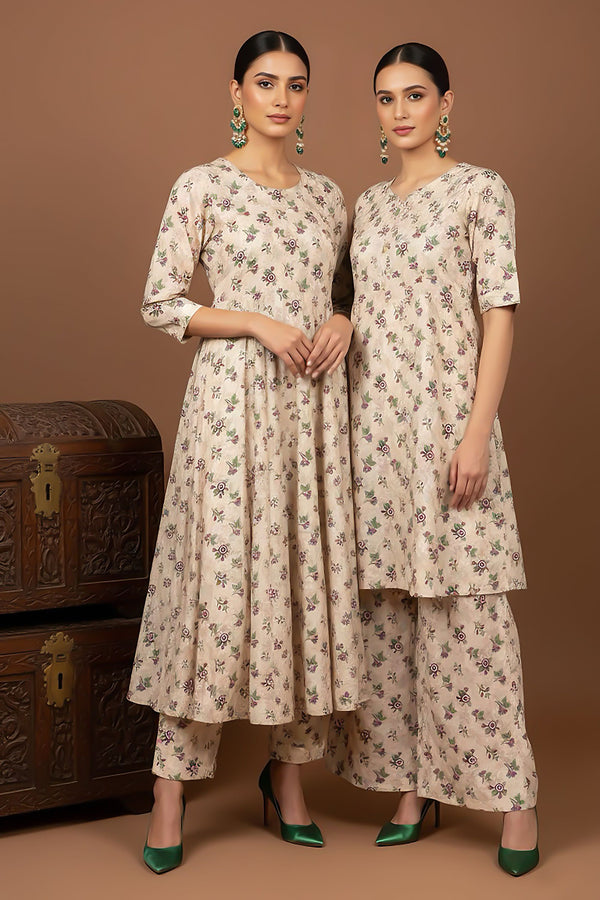 2 Piece - Printed Lawn Suit - V2 - 01
