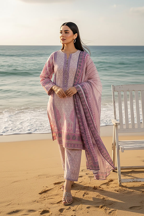 3 Piece - Printed Premium Viscose - V3 - 03